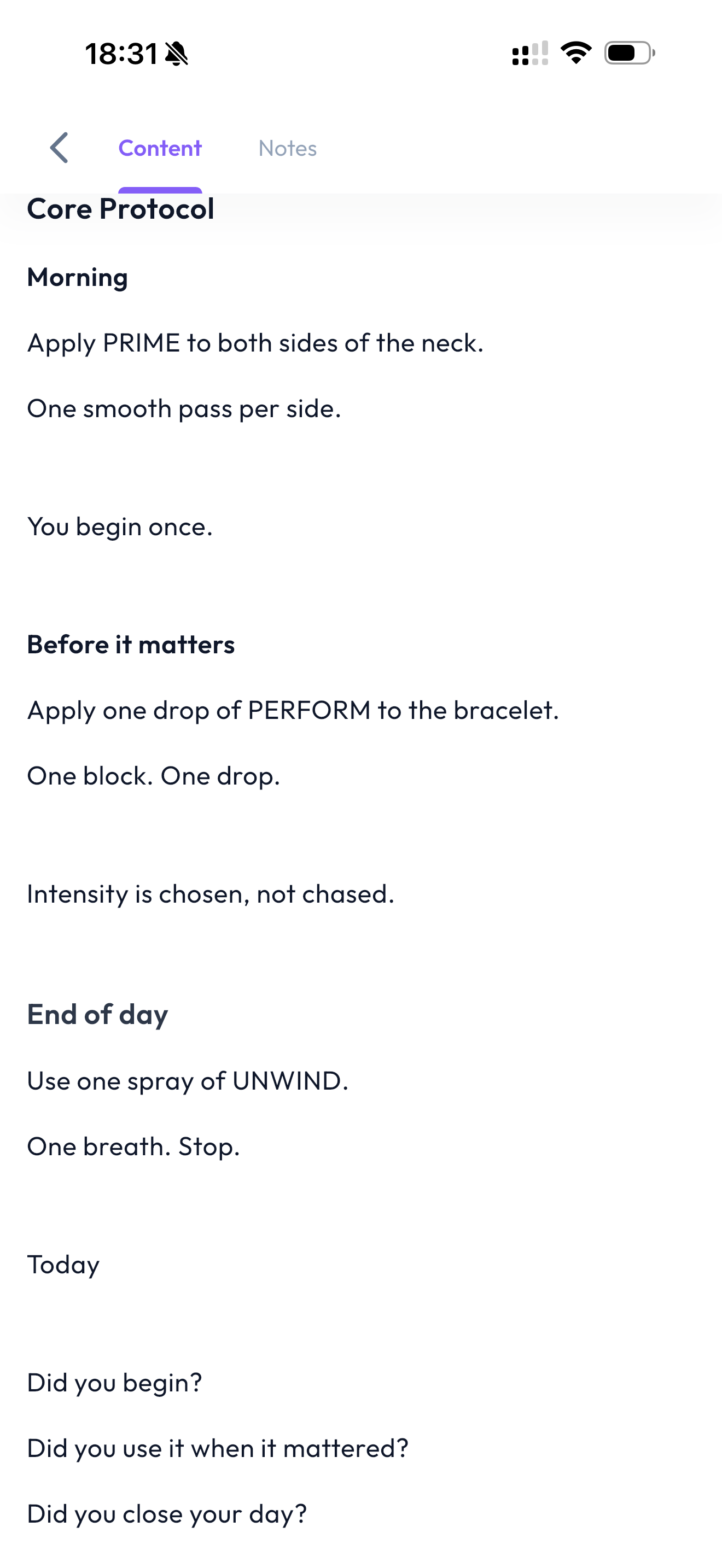 MODE³ Huddle, a lesson in the app